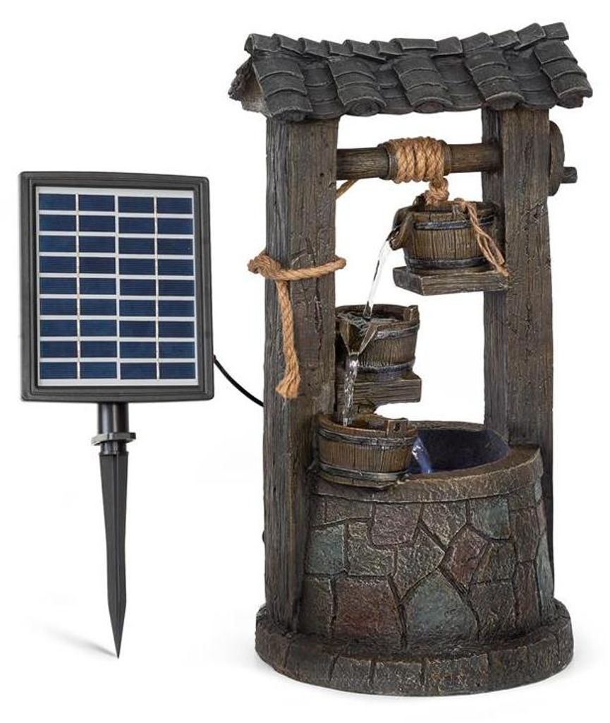 Blumfeldt Speyer Kaskadenbrunnen Solarbrunnen Gartenbrunnen Produktbild 