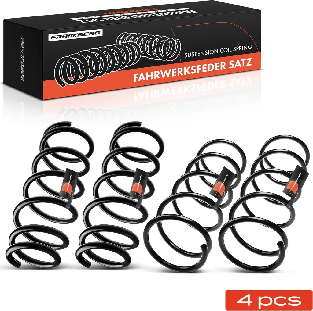 Frankberg 4x Ressorts de Suspension Avant Arrière pour Nissan Almera I
