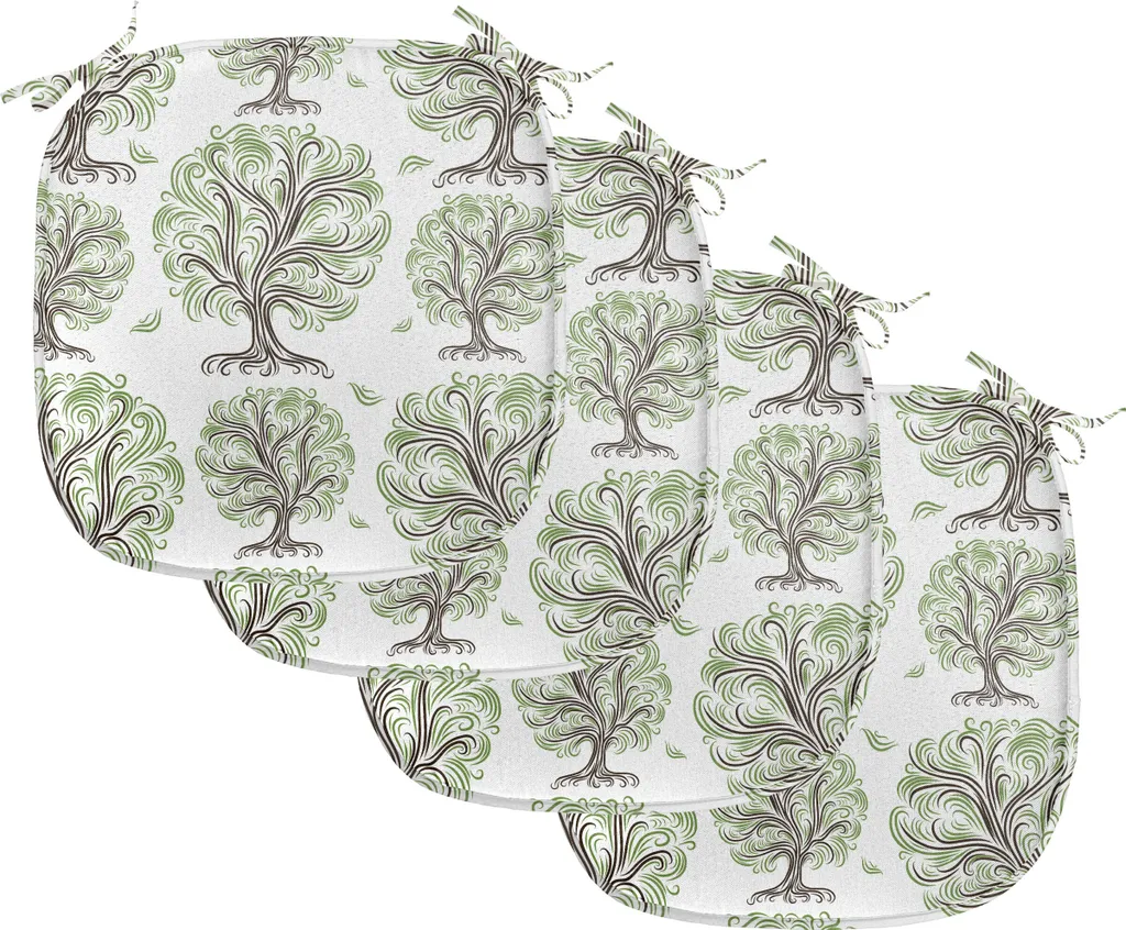 Set 4 Cuscini Arredo Sedie Moderni | ABAKUHAUS Design Botanico Luxury
