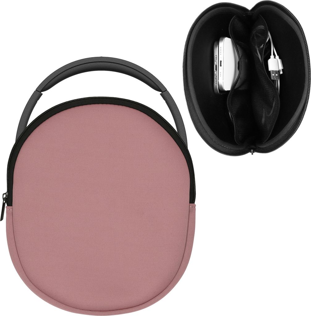 kwmobile Hülle kompatibel mit DOQAUS / H390 / WH-CH520 / WH-CH510 / Evolve 2 75 Tasche - Neopren Case - Schutzhülle für Headset mit Innenfächern -