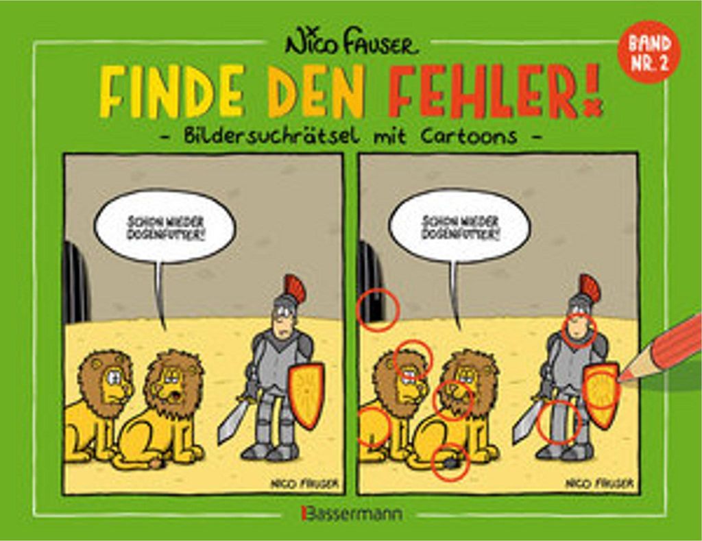 Finde den Fehler - Band Nr.2 - Bildersuchrätsel mit Immagine del prodotto 