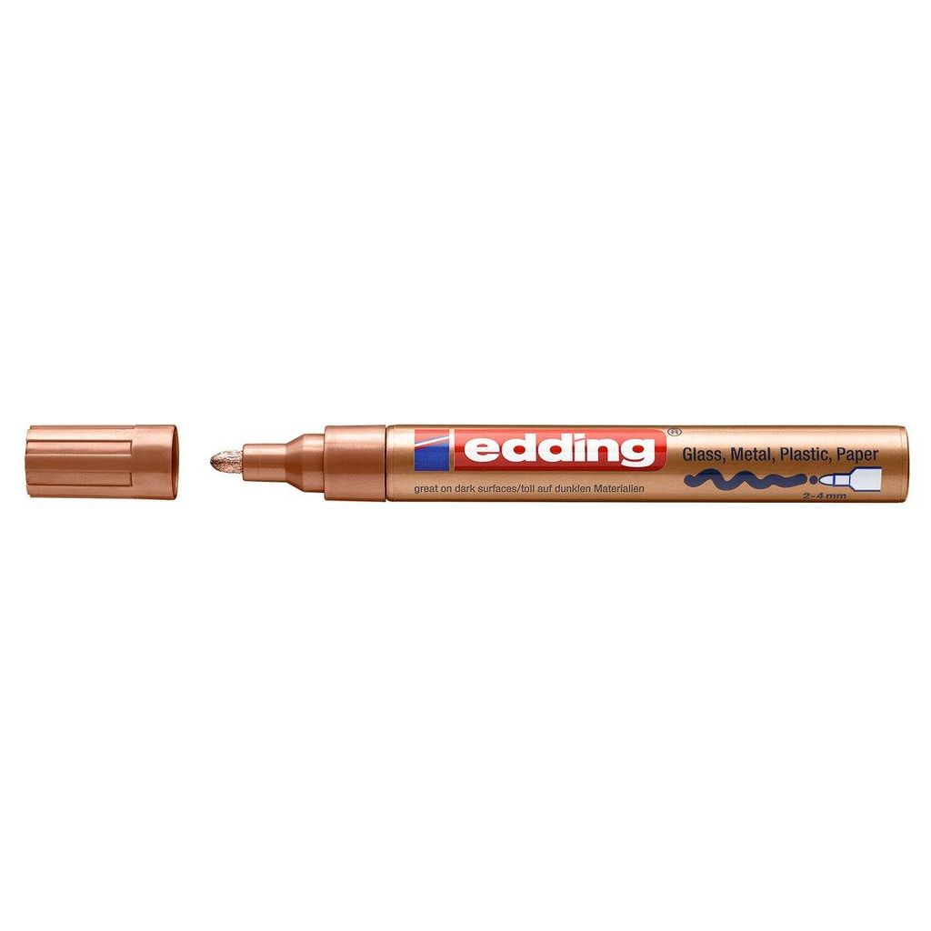 Edding 750, Kupfer, Mehrfarbig, 1 Farben, Rundspitze, Rund, Produktbild 