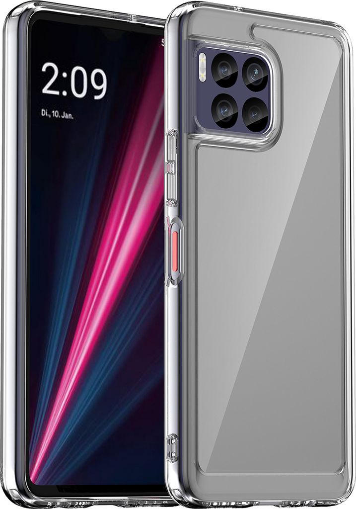 Schutzhülle für T-Mobile REVVL 7 Pro Klar Rückseite Stoßfeste TPU Silikon Bumper Hülle Transparent