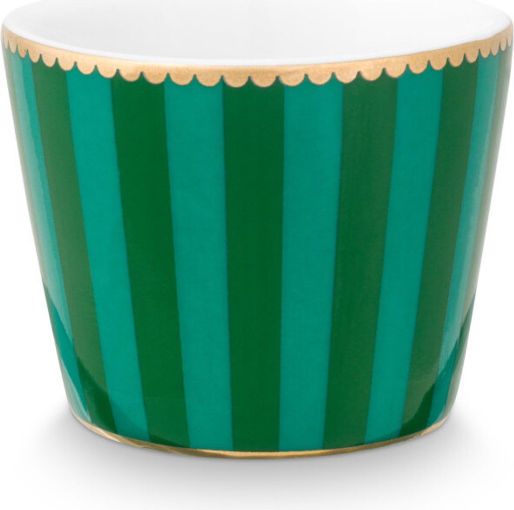 PIP STUDIO Love Birds Stripes Eierbecher grün