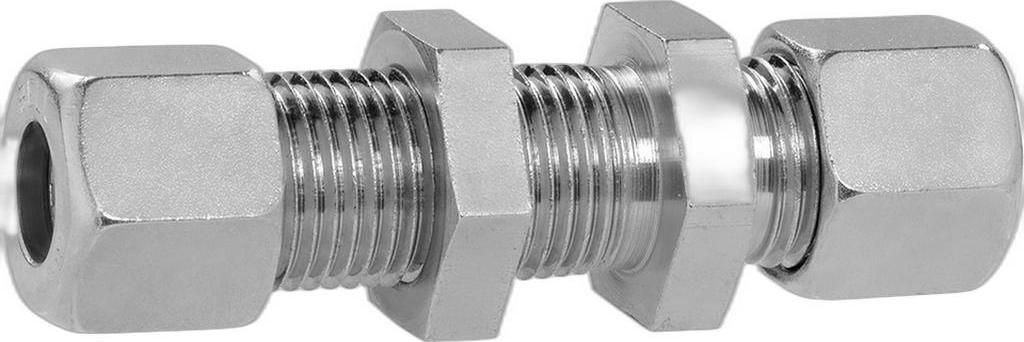 Gerade Messing Schottverschraubung M16x1,5 für Hydraulik & Pneumatik, 16 bar, korrosionsbeständig, beengte Räume