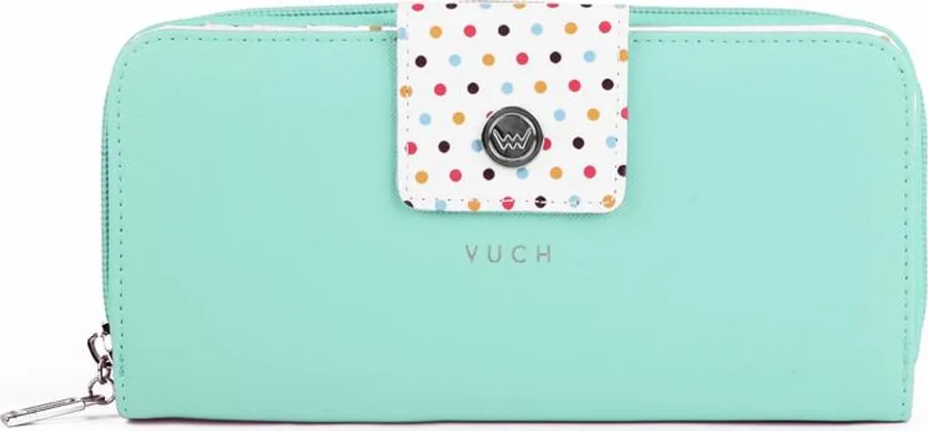 Grand Portefeuille Femme Bleu Clair Design Britney Bird Chic et Pratique