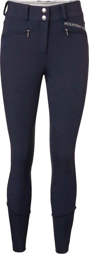 Mountain Horse Reithose Damen Knie-Grip Diana Damenreithose Kniebesatz Navy 42