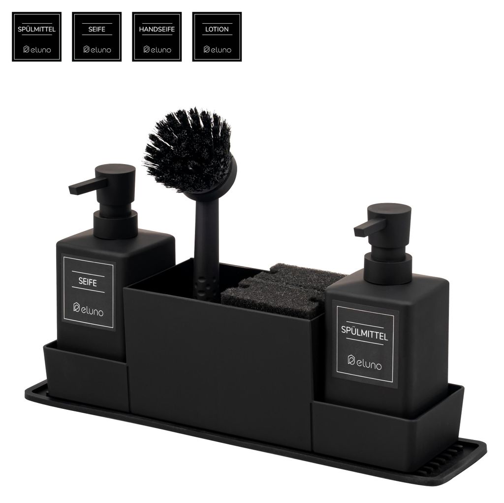 eluno Spülbecken Organizer mit Soft-Touch Oberfläche, Produktbild 