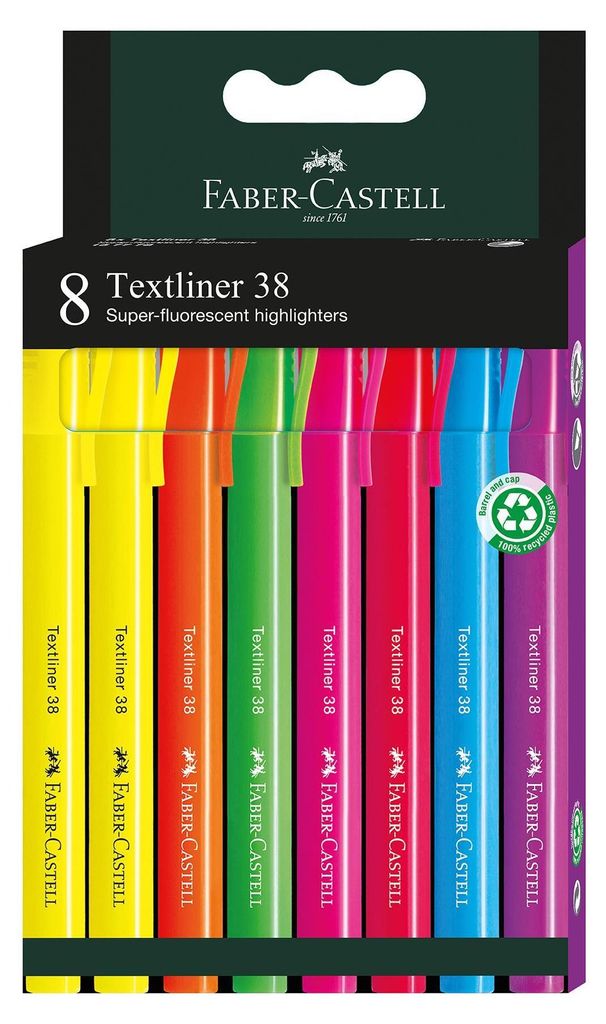 Faber Castell Textliner 38 Textmarker   Kinder  One Size Produktbild 