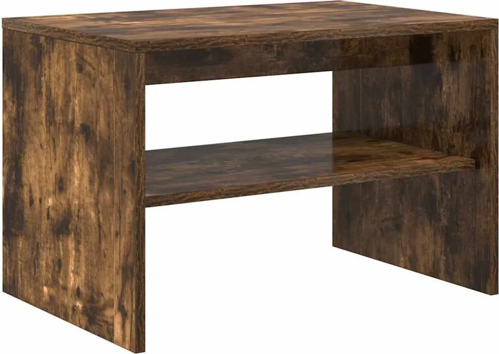 Porta TV Moderno SYFAX 60x40x40 Rovere Fumo Multistrato Elegante