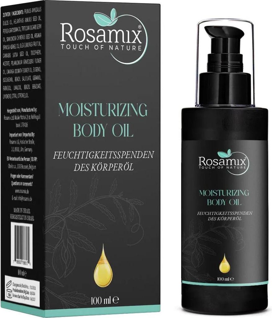 Rosamix Körperöl natürlich – pflanzliche Pflege für die tägliche Anwendung | 100 ml