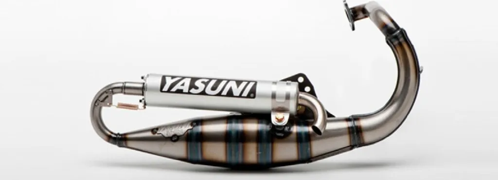 Pot d'Échappement Yasuni R Series Sport - Silencieux Aluminium Noir 50cc