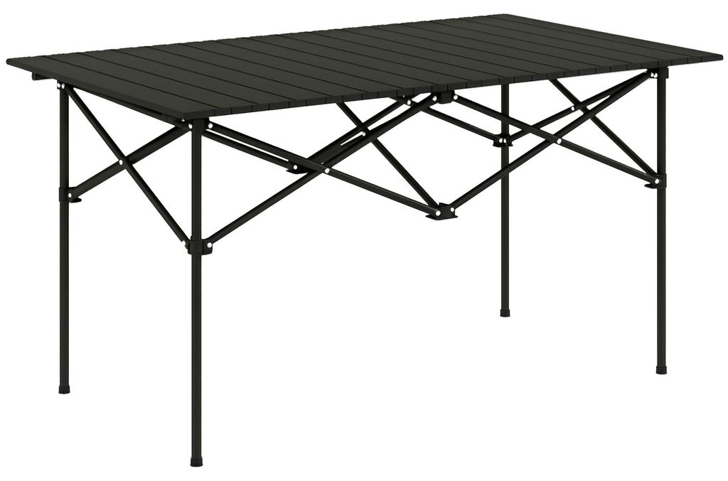 Outsunny Campingtisch Klapptisch mit Aufrollbare Produktbild 