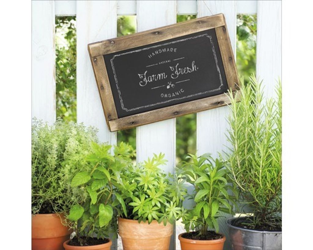 Glasbild Farm Fresh 20x20 cm