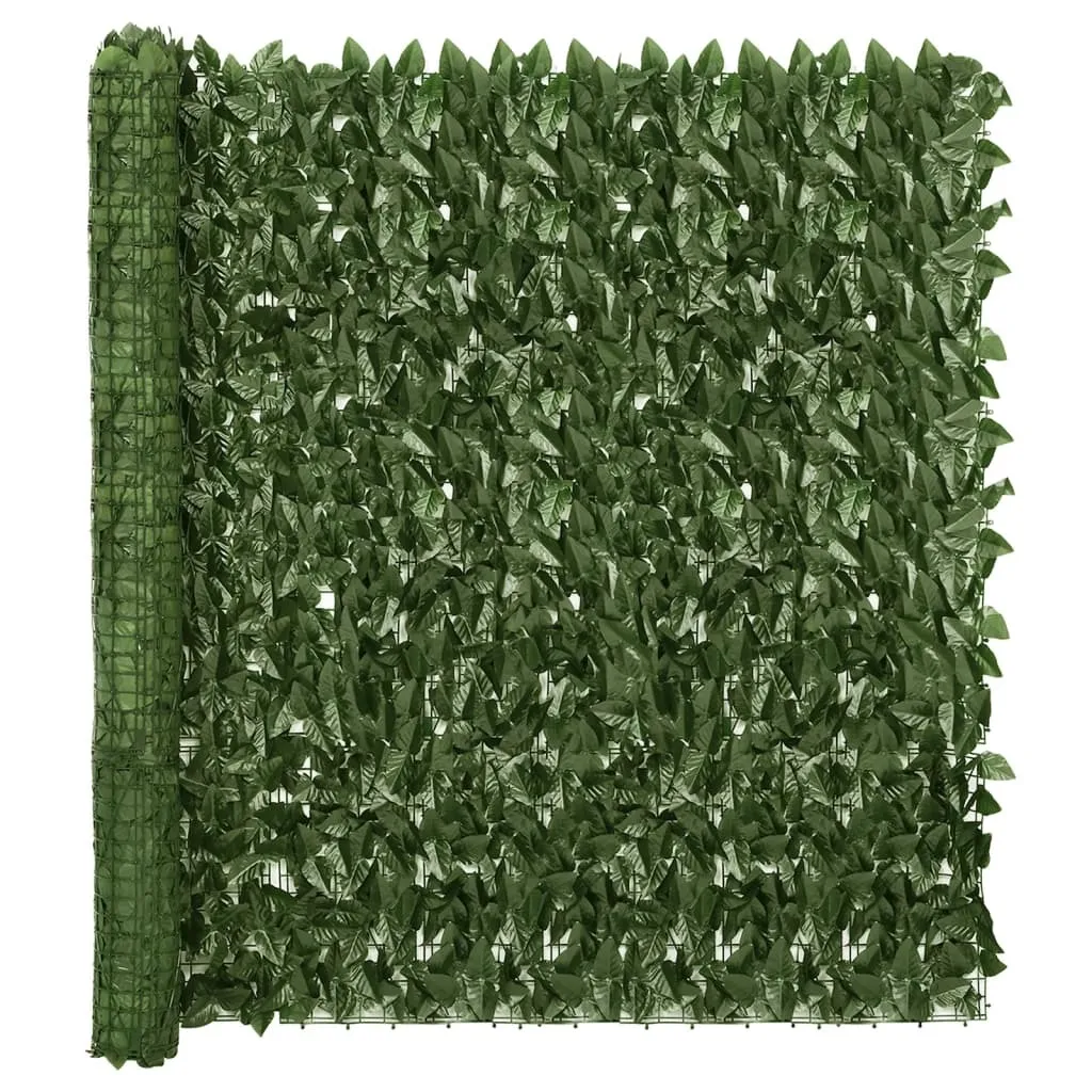 Frangivento Balcone Foglie Finte vidaXL 300x150 cm Resistente UV