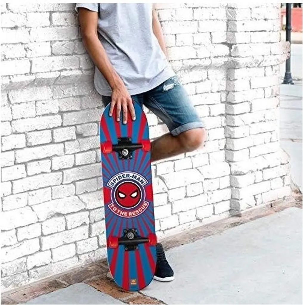 Planche à roulettes Spider-Man Mondo - Skateboard Enfant Multicolore