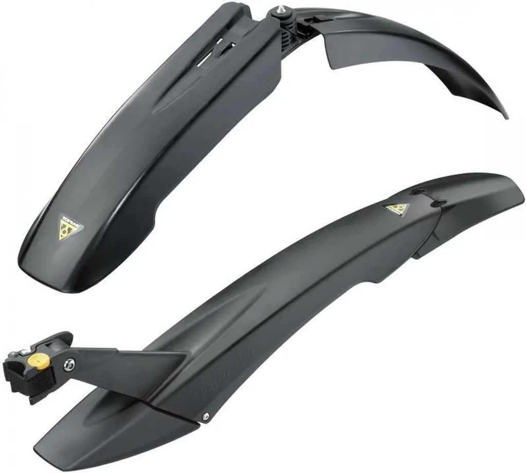 Set Garde-Boue Topeak TC9647 Fixation Rapide Noir pour Roues 27.5-29 Pouces