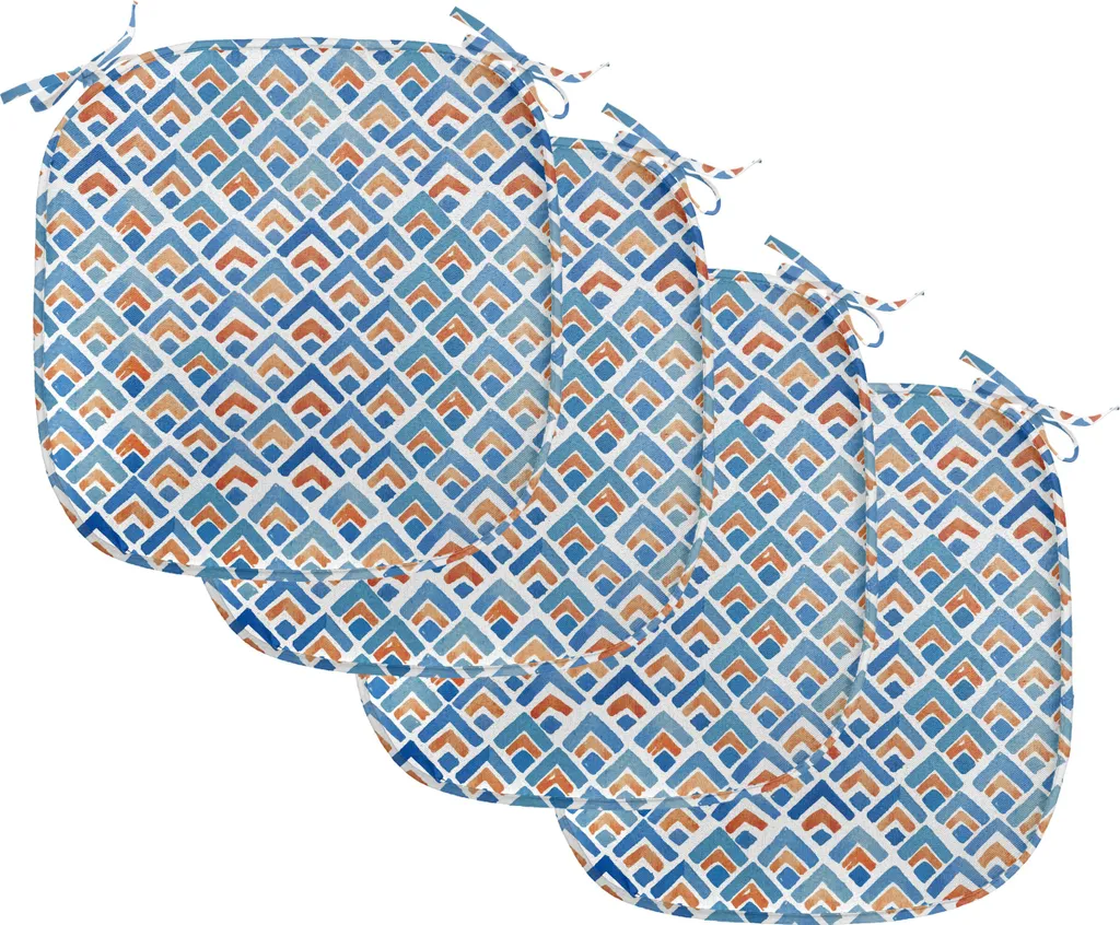 OFFERTA Set 4 Cuscini Sedia ABAKUHAUS 40x40 Impermeabili Chevron