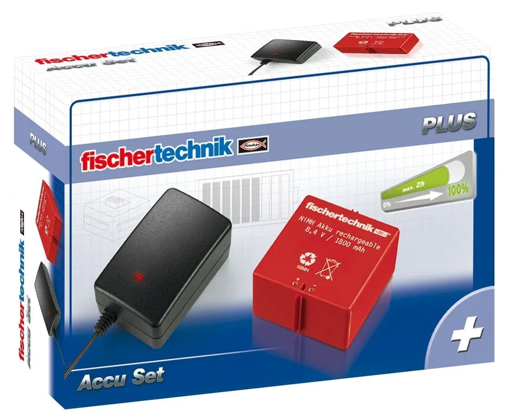 Fischertechnik Accu Set Solution Énergie contre l'Usure des Piles - 2