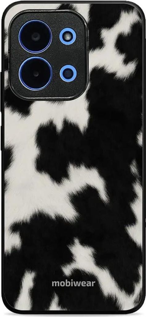 Handyhülle für Xiaomi Redmi 15C 4G, Mobiwear Glossy Case, Kuhfell-Optik