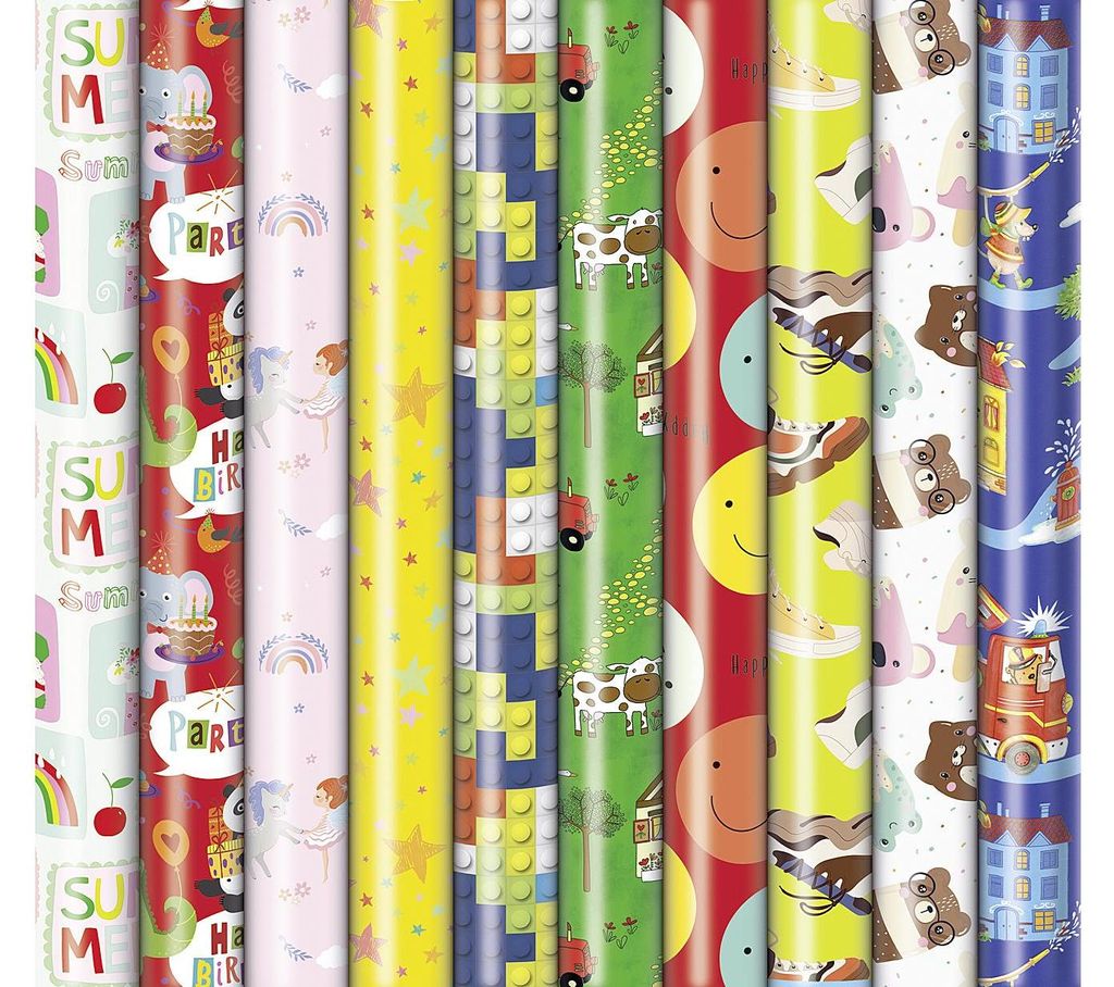ZOEWIE Gesch.-Pap. 2mx70 cm Kinder 60 Stück Verkaufseinheit Immagine del prodotto 