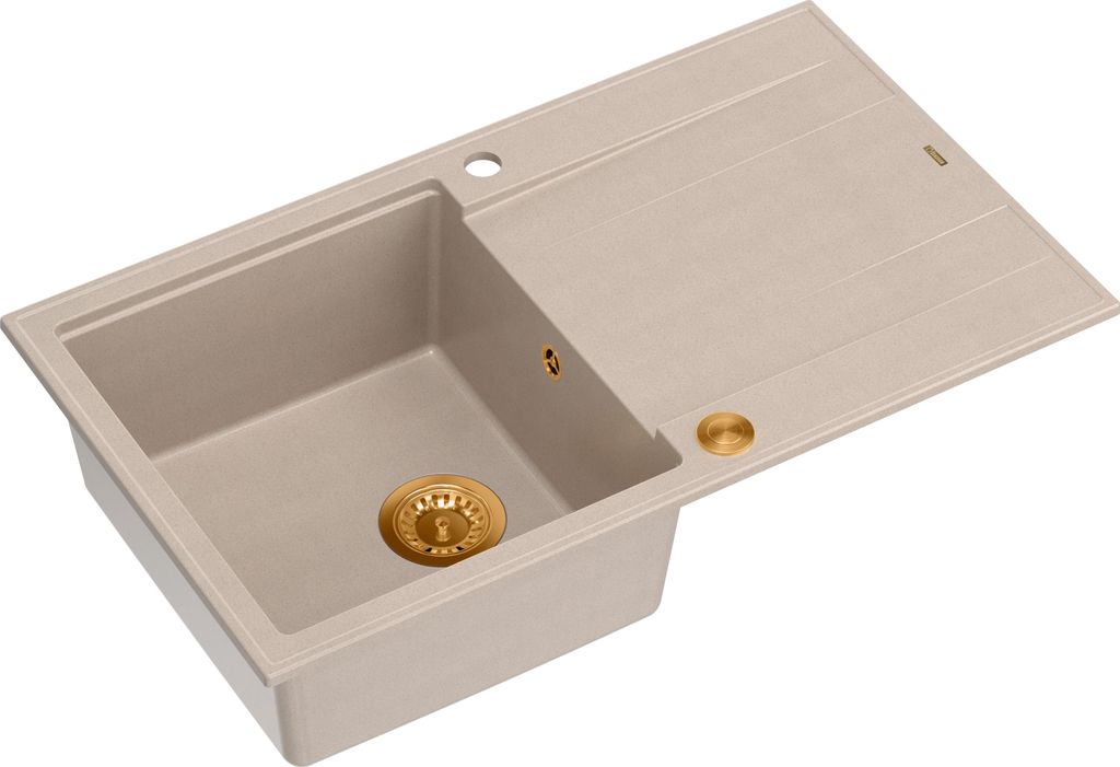 QUADRON Spülbecken 1-Becken Spüle | Größe: 86 x 50 x 21 cm Produktbild 