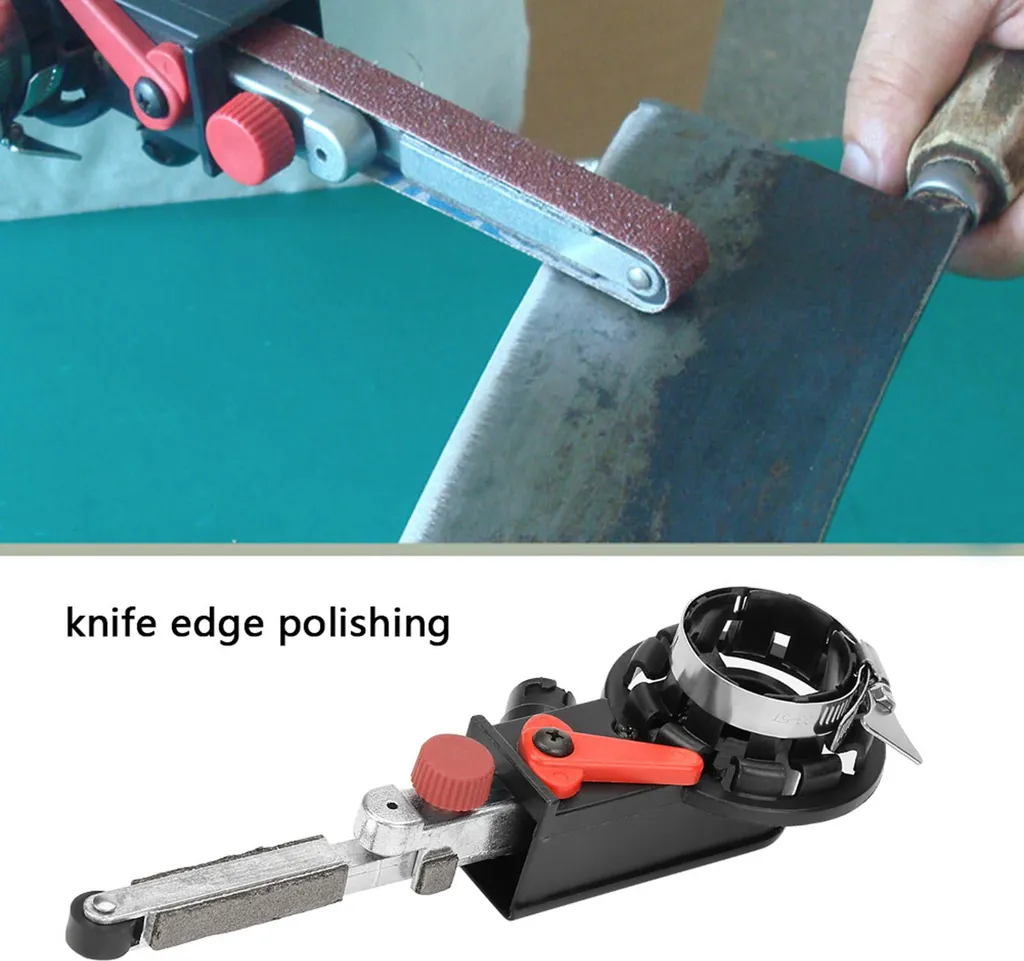 Set de Conversion Ponceuse à Bande pour Meuleuse Électrique Filetage M14