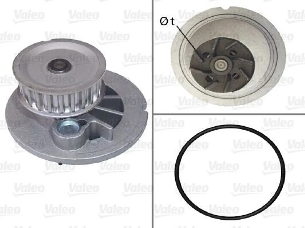 Pompe à eau moteur pour Combo Tour et Meriva X03 Valeo 506703