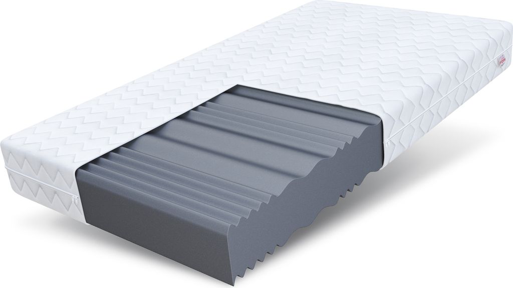 Matratze 7 Zonen COMFORT MAX DOUBLE Kaltschaummatratze 140x190 cm H3 Höhe ca. 20 cm