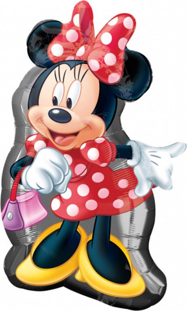 amscan® 2637401 Balon foliowy Minnie - 48 x 81 cm Zdjęcie produktu 