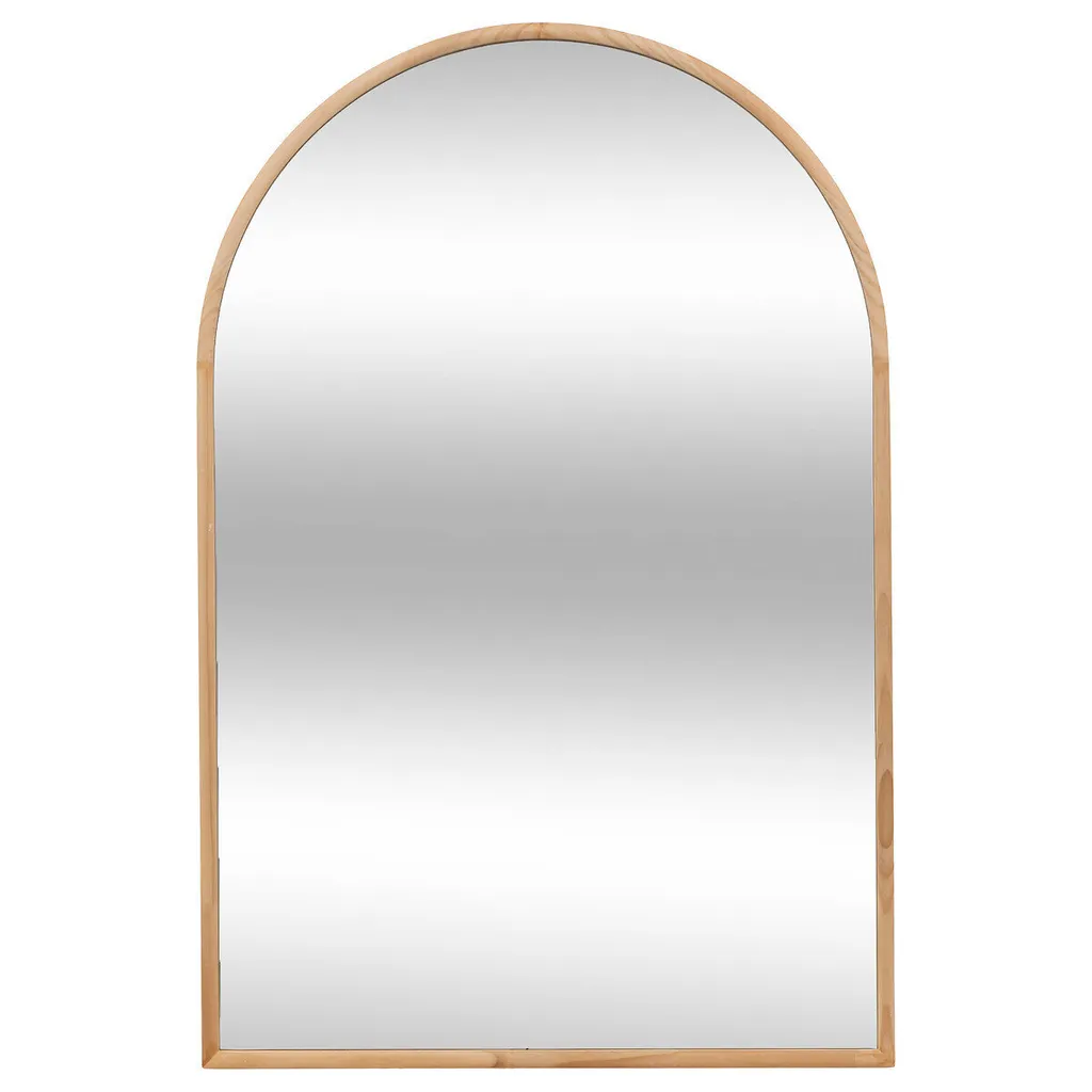 Miroir arche bois 60x90cm finition naturelle Atmosphera design épuré