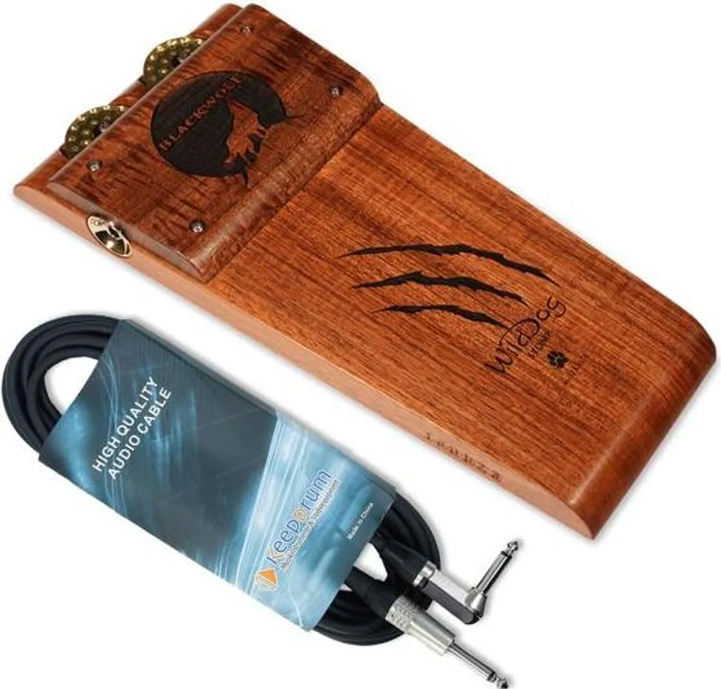 Percussion au Pied Wild Dog Blackwolf pour Guitariste avec Jack de Liaison