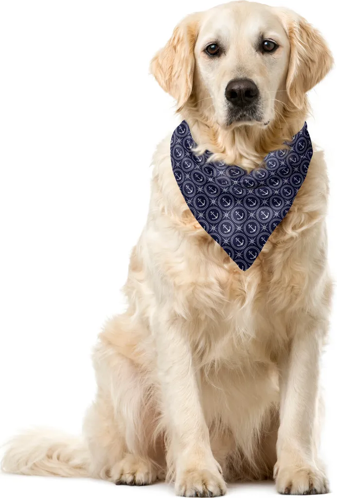 Foulard Nautico per Cani ABAKUHAUS 55x55 cm | Iconografia Rosa dei Venti