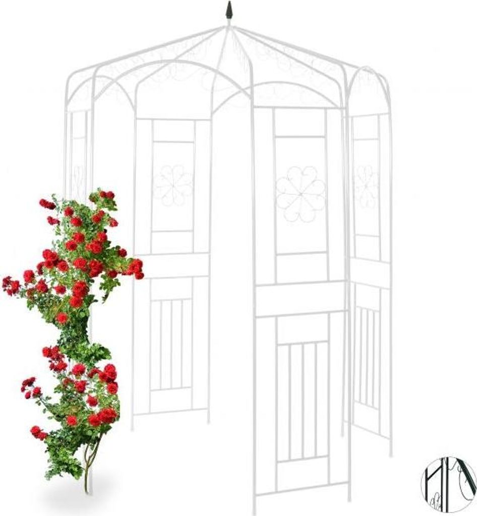 Rosa Pavillon aus Metall