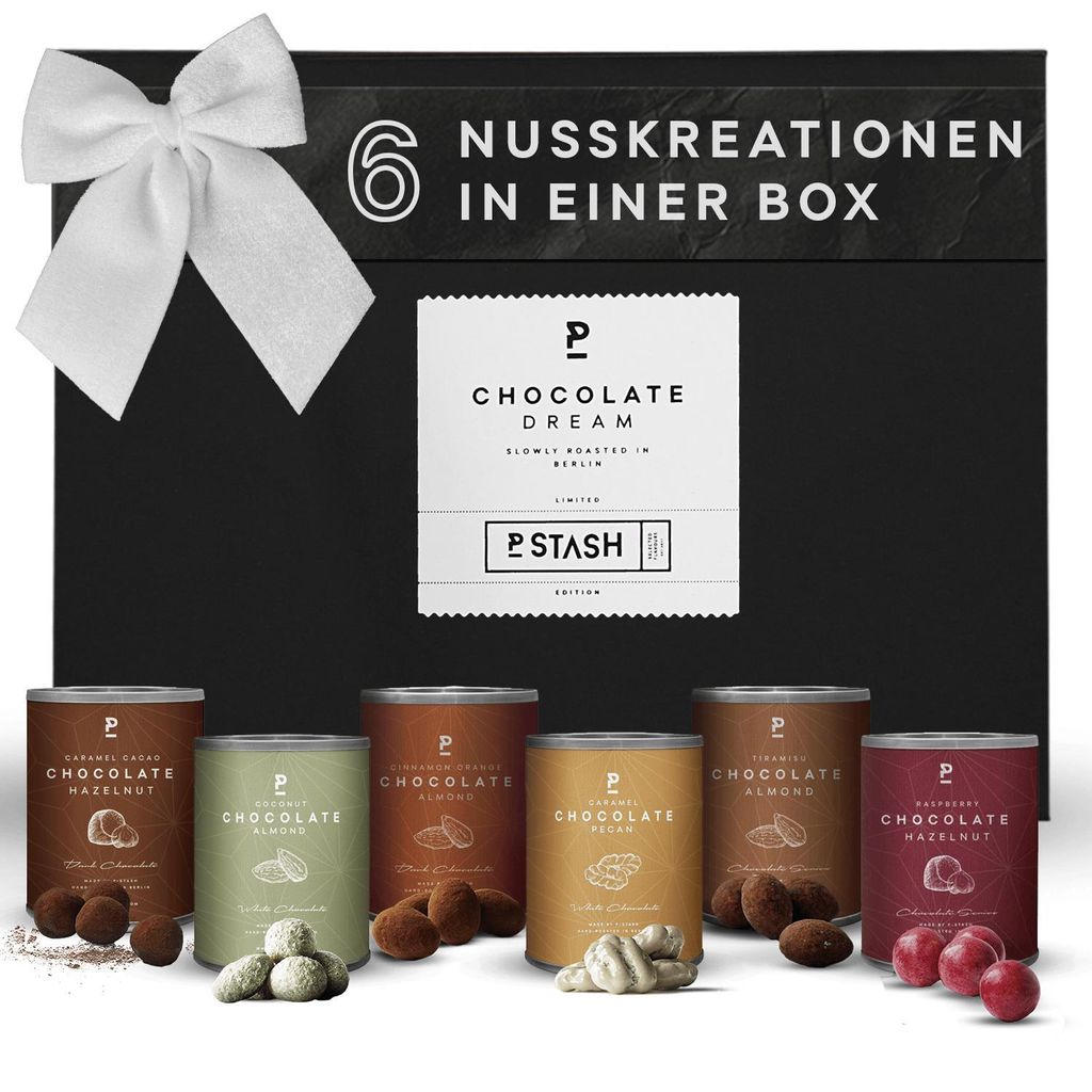 P-Stash Black Box Nussmischung Chocolate Dream - 6er Box Produktbild 