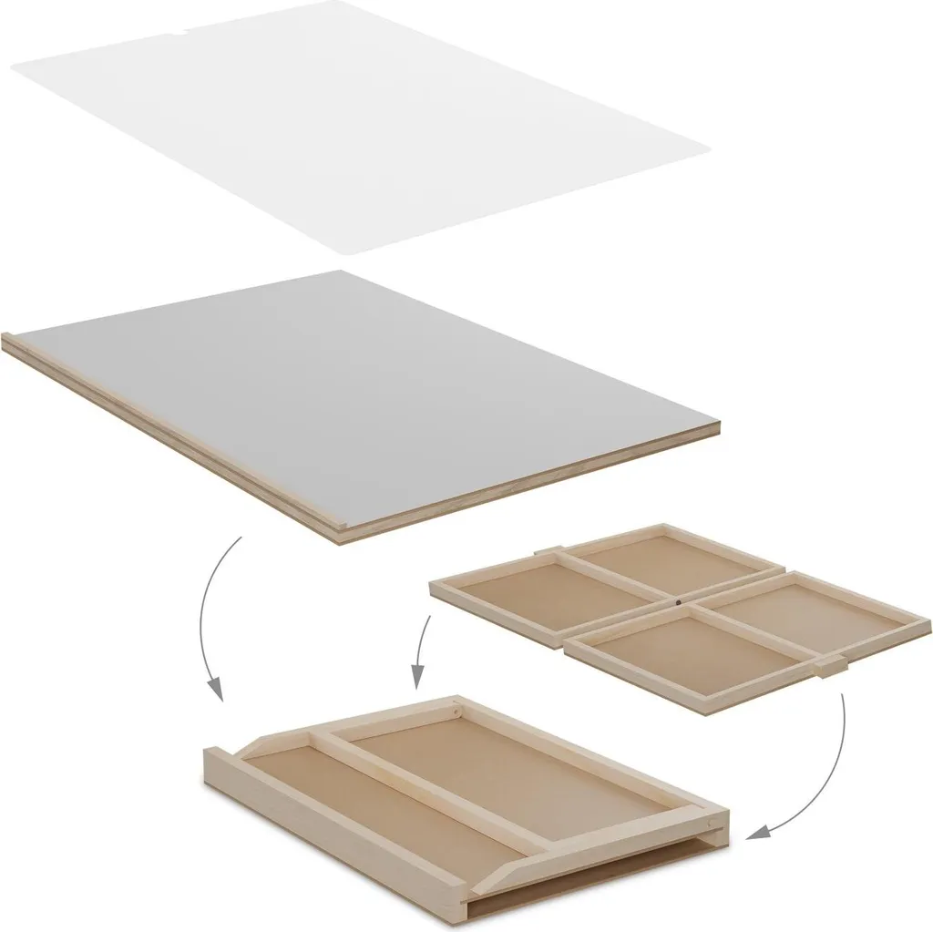 Plateau de puzzle inclinable pour 1000 pièces avec surface antidérapante