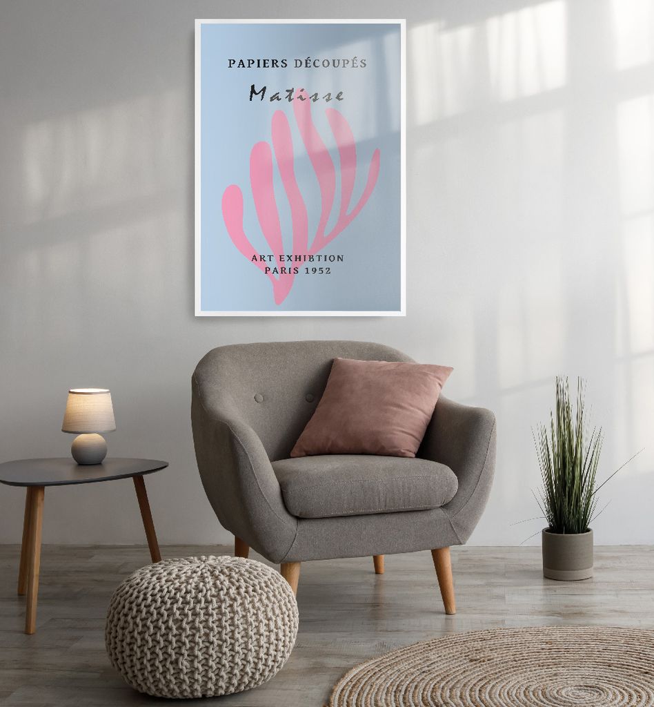 Poster Matisse, groesse_poster:40x50 cm, groesse_rahmen:birke 40x50 cm