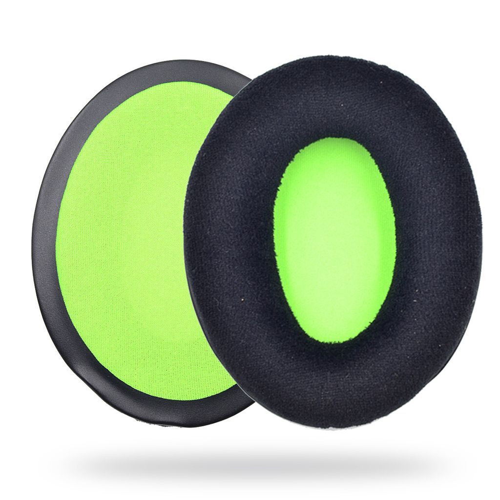 INF Ersatz-Ohrpolster für Razer Kaira Pro X - 2 Stück, Schwarz-Grün