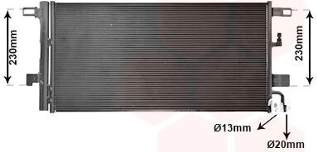 Solution Fuite de Clim : Condenseur Van Wezel 03015703 pour Audi Pro