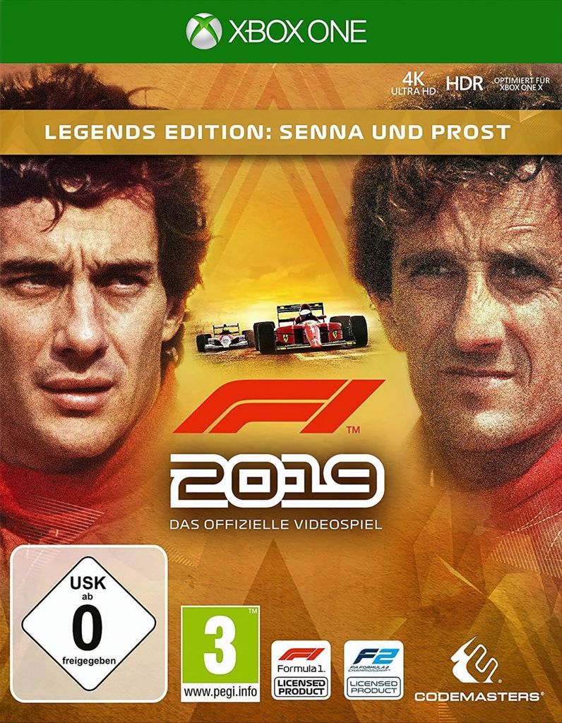 GAME F1 2019 - Legends Edition, Xbox One, Xbox One, Produktbild 