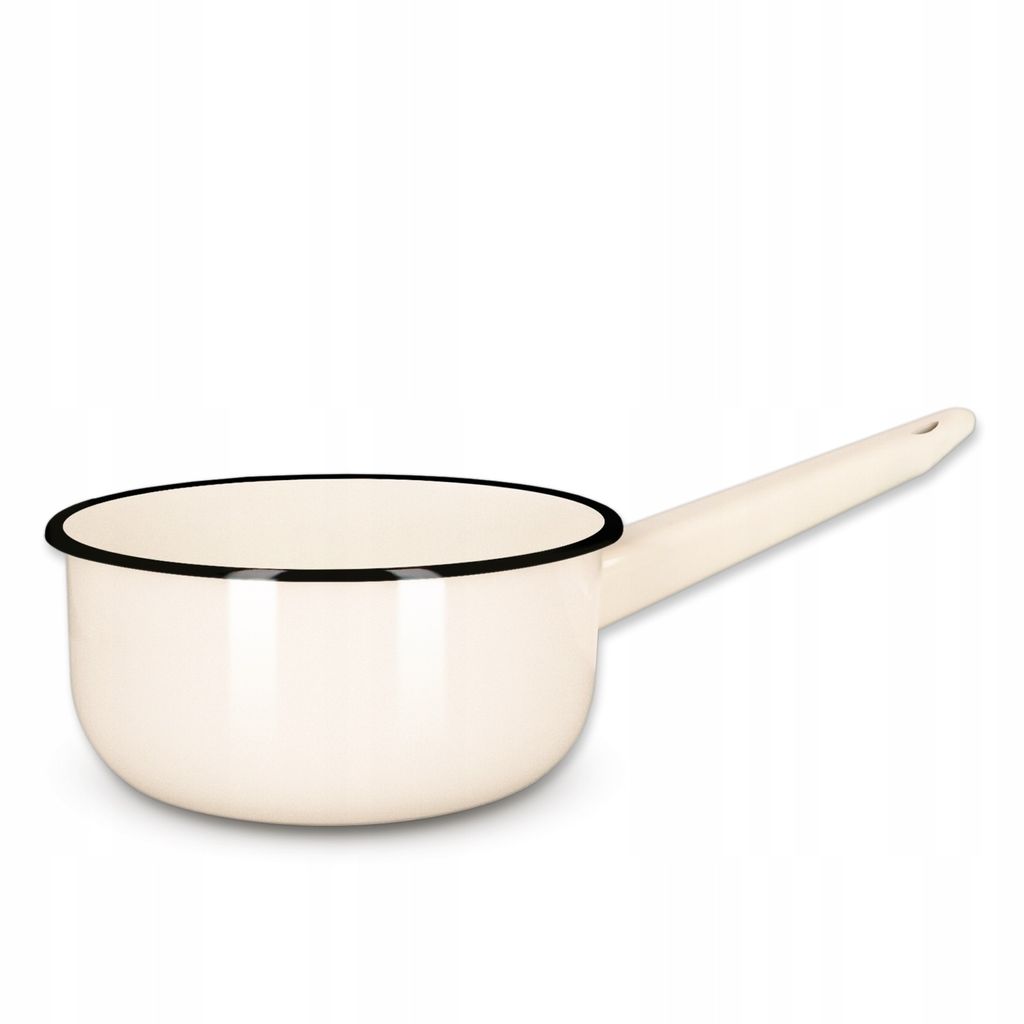 Kuketo | Emaille Milchtöpfe 1,5 l – Stieltopf mit Griff – Produktbild 