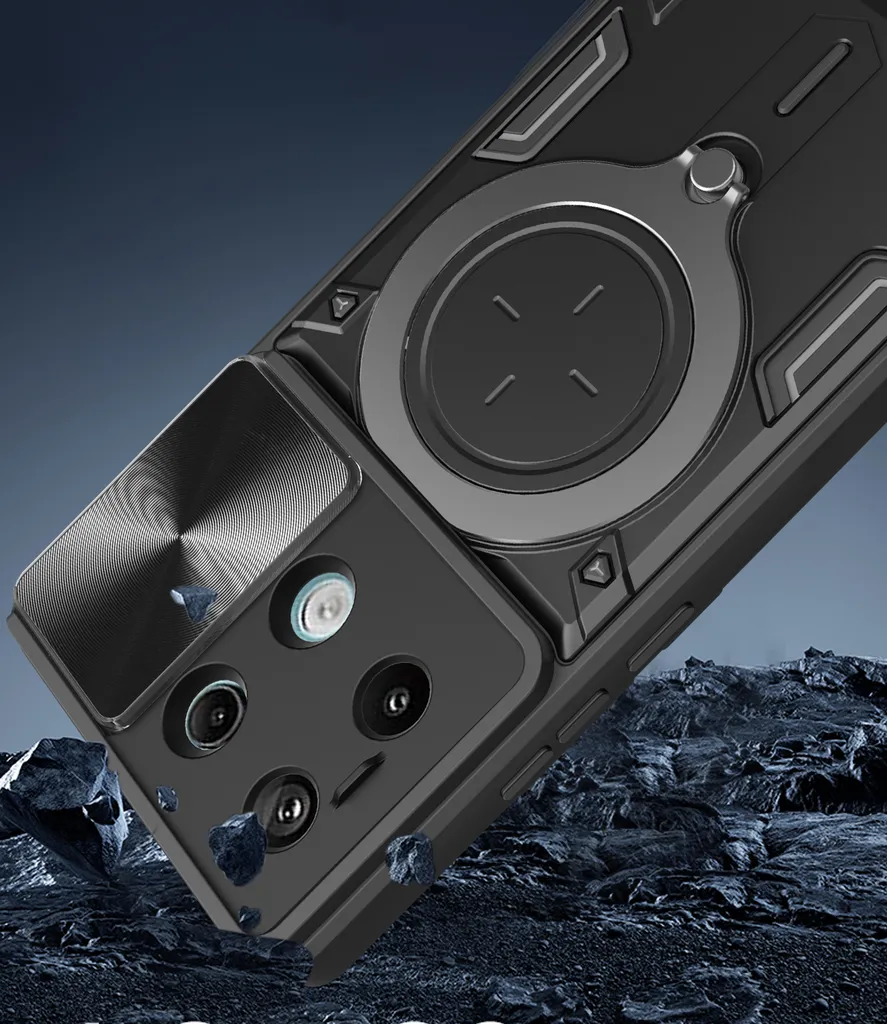 Cover Rugged Xiaomi Redmi Note 13 Pro 5G Blu - Doppio Strato Military - 8
