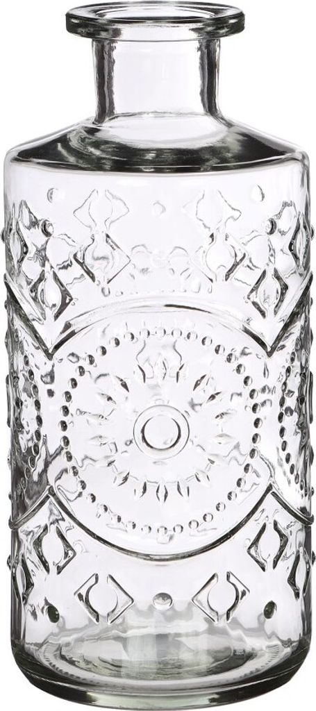 Glasvase 'Berlin', Höhe 21cm, Durchmesser 9cm, 1 Liter, viele Farben zur Auswahl , Farbe:Glasklar