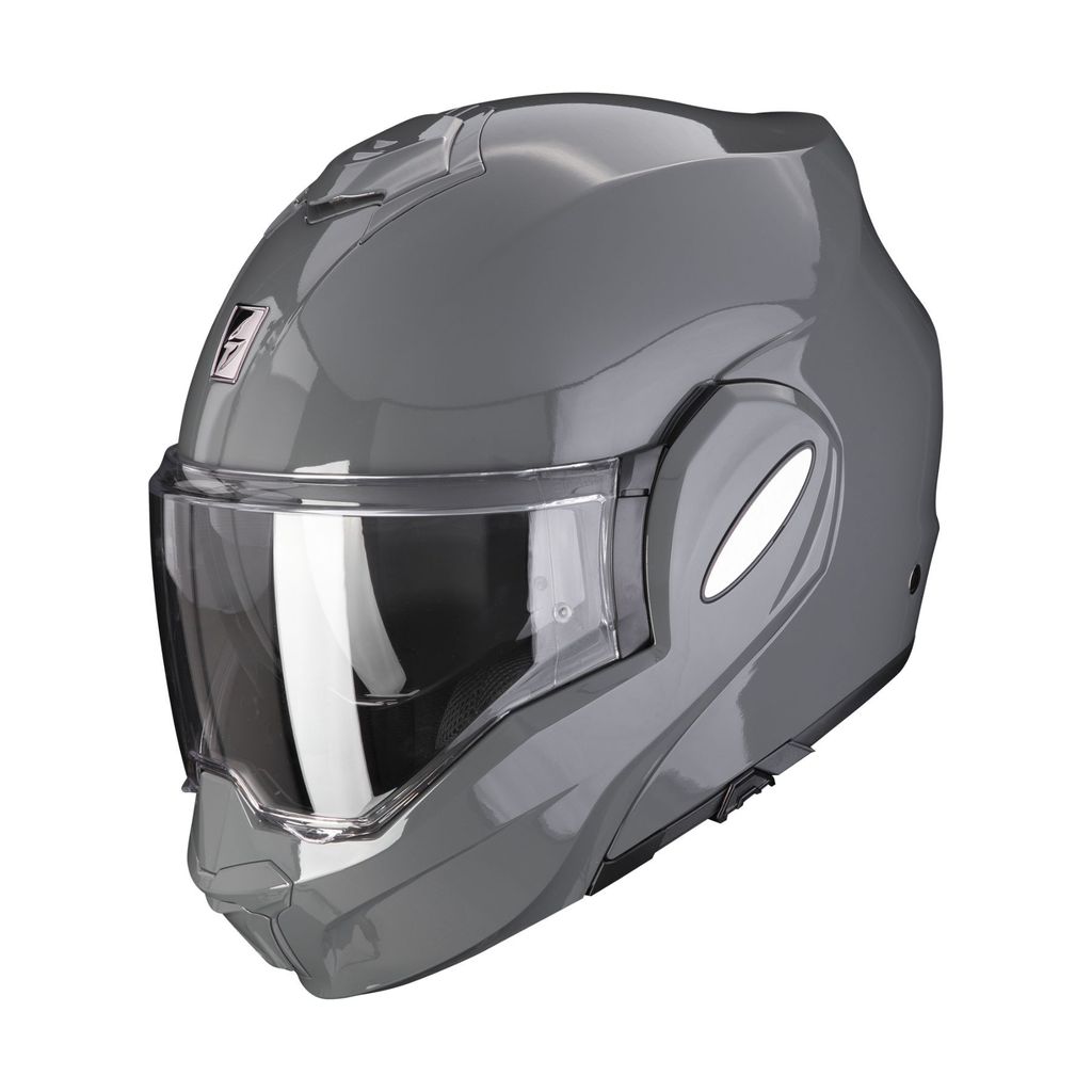 Motorradhelm SCORPION EXO-TECH EVO solid zementgrau M