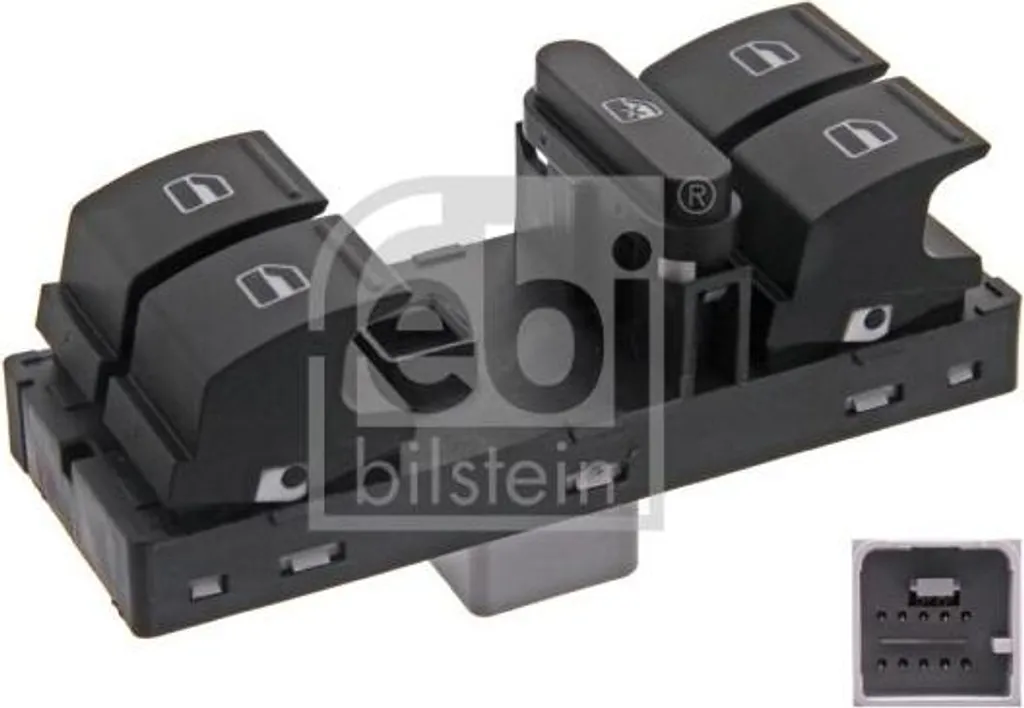 Febi 37489 Interruttore Alzacristalli 1K4959857B per VAG Group