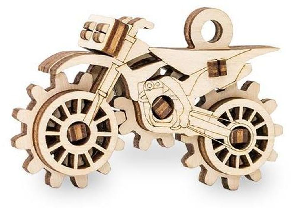 3D-Puzzle aus Holz Crossbike Eco Wood Art