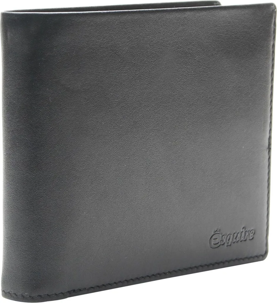 Portafoglio Uomo Esquire New Silk Black Nero 12cc Pelle Luxury