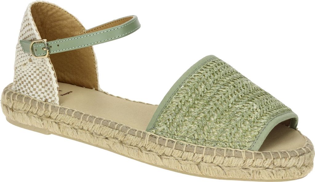 Geox LAMPEDUSA B Damen Sandale - Sandaletten grün Freizeit NEU