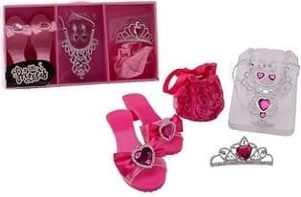Accessoires roses pour princesse : kit de déguisement pour anniversaire