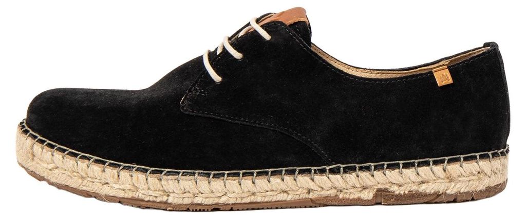 El Naturalista Schuhe Damen/Herren N678 SILK SUEDE BLACK / CAMPOS Farbe Schwarz